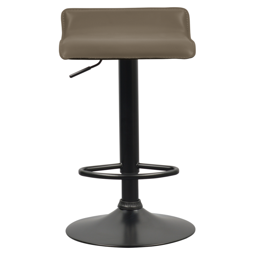 Barhocker, Taupe Öko-Leder, BAILI