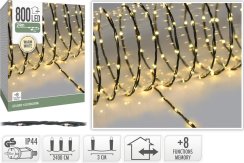 Weihnachtslicht 800 LED warmweiß, mit Funktionen, Outdoor/Indoor