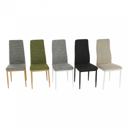 Krzesło, beżowa tkanina/buk, COLETA NOVA