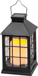Laterne Strend Pro Garden, Solar, Flammeneffekt, 10,5x10,5x19 cm, Verkaufsbox 6 Stück