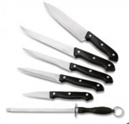 Kuhinjski nož 6-dijelni set + čelik
