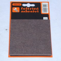 Filzunterlage. 100x100 mm braun