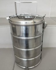 Obedár 16cm 4dielny, nerez