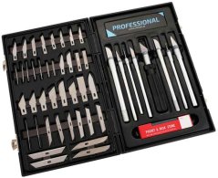 Zestaw 57-częściowych skalpeli modelarskich, XL-TOOLS (akce)