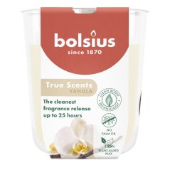 Bolsius True Scents svijeća, vanilija, 80x73 mm, u staklu