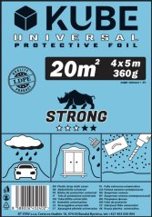 Fedőfólia 4 x 5 m STRONG 18mn