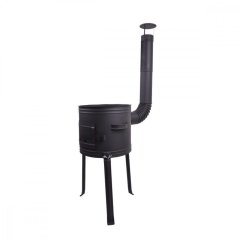Jeklena posoda 45 cm črna debelina 1 mm g5 KLC