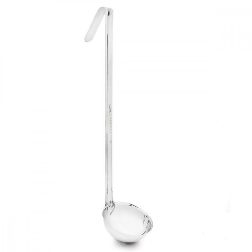 Kuhinjska zajemalka iz nerjavečega jekla 120 ml / 8 cm dolžina 35,5 cm