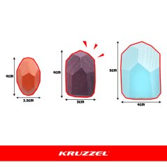 Drevené kamene/bloky - 16ks Kruzzel 26323