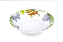 Tanier detský hlboký porcelánový 19 cm dizajn AFRIKA