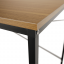 Radni stol, hrast/crna, 100x60 cm, MELLORA