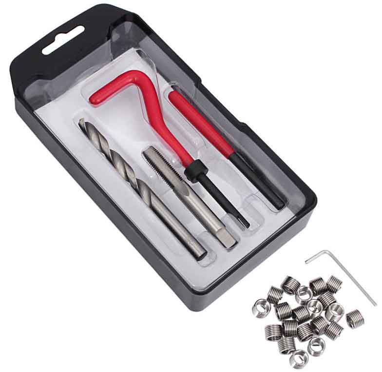 Set zur Reparatur beschädigter Gewinde M12 x 1,75 15-teilig, XL-TOOLS