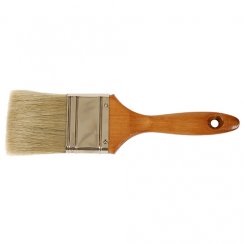 Brush Strend Pro JA019, 3.0&quot;, plat, galben, cu maner din lemn