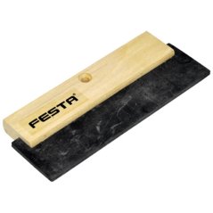 Holzrakel mit gehärtetem Gummi