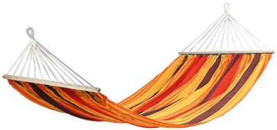 Mreža OLIVIA, pamuk, narančasta, na ljuljanje, max. 200 kg, 200x150 cm
