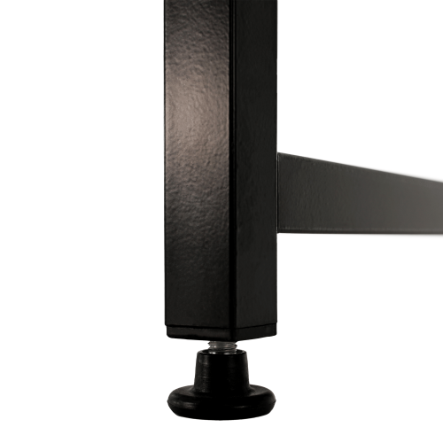 Pisalna miza, hrast/črna, 100x60 cm, MELLORA