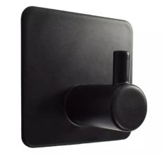 Badezimmeraufhänger - 1 Haken schwarz