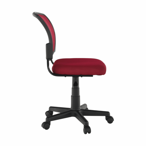 Krzesło obrotowe, ciemnoczerwony/czarny, RAMIZA