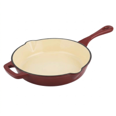 Pánev litinová se smaltovaným povrchem ALPEN 26 cm červená