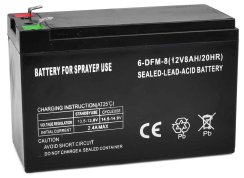 Náhradní baterie pro akumulátorový postřikovač, rozměr 8Ah, GEKO