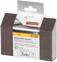 Schwamm KONNER G180, 125x90x65x25 mm, Schleifschwamm, abgeschrägt