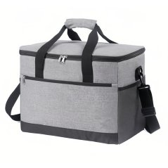 Torba termiczna Strend Pro, 30 l, szara, składana, kempingowa, 27x40x31 cm