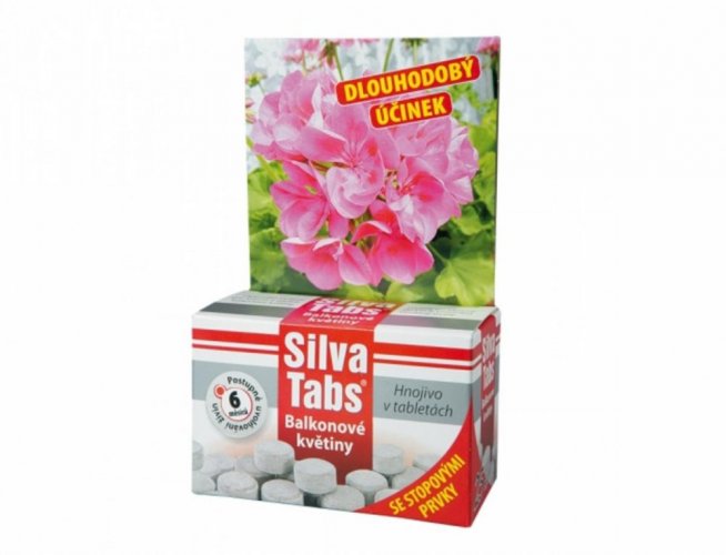 Dünger für BALKONBLUMEN in Tablettenform Silva Tabs 25 Stk