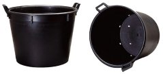 Pojemnik ICS P134044, 32 lit., 44 cm, okrągły, dno perforowane, z otworami, 2 uchwyty, wysokość 35 cm (akce)