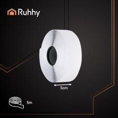 Čičak 5mx5cm bijeli Ruhhy 25807