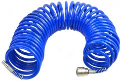 Wąż spiralny z szybkozłączami STOP PU 6,5/10mm 10 m, GEKO
