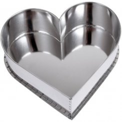 Forma de tort inima medie 25x24cm KLC