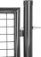 Brána Strend Pro METALTEC ECO 2, 1000/1000/50x50 mm, kulatý rám, antracit, jednokřídlová, zahradní, ZN+PVC, RAL7016