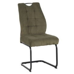 Jedilni stol, zelen/črn, KELMA