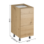 Unterschrank, Artisan-Eiche, LANGEN D40S3