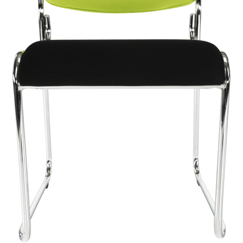 Zasadacia stolička, zelená/čierna sieťovina, BULUT
