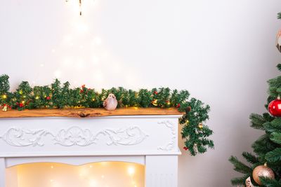 Girlande MagicHome Weihnachten, 50 LEDs, warmweiß, 3xAA, 8 Funktionen, L-2,7 m