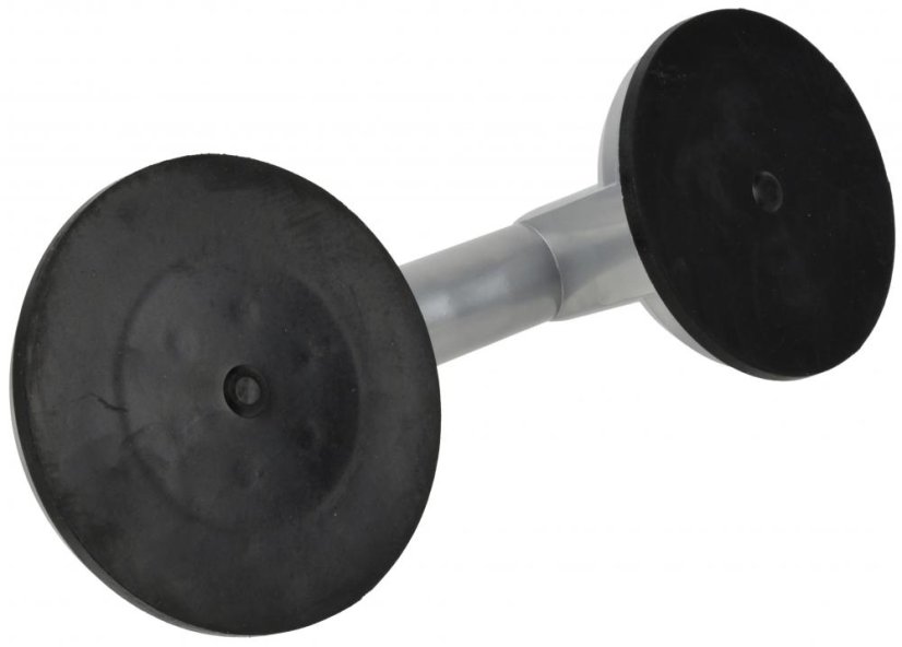 Aluminium-Saugnapf für Glas 2 x 115 mm, Tragfähigkeit 70 kg, GEKO