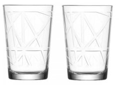 Kozarec za vodo 205 ml LINE prozoren, steklo, 6 kos