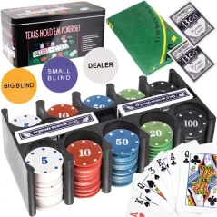 Poker set TEXAS 23539