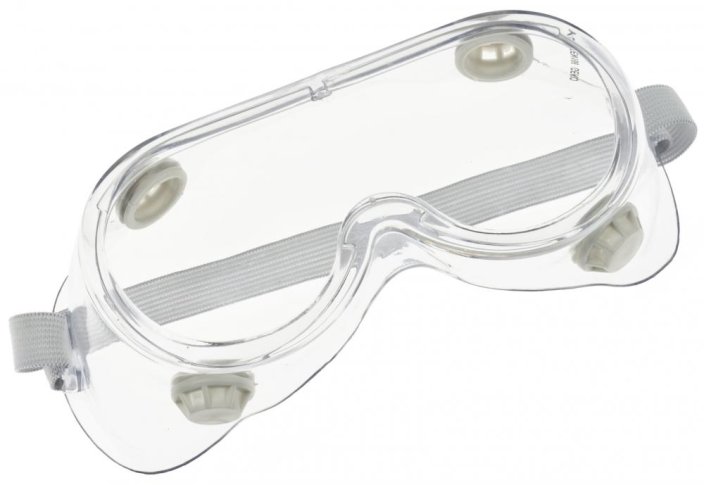 Brezbarvna zaščitna očala, zaščita naokrog, GEKO