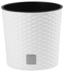 Pflanzgefäß mit Einsatz RATO Round 200, weiß