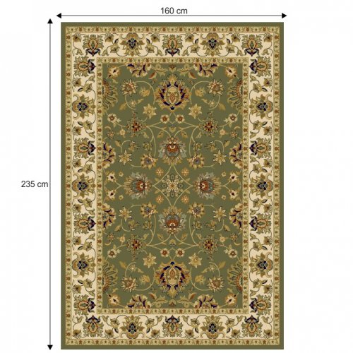 Teppich, grün/Farbmix/Muster, 160x235, KENDRA TYP 2