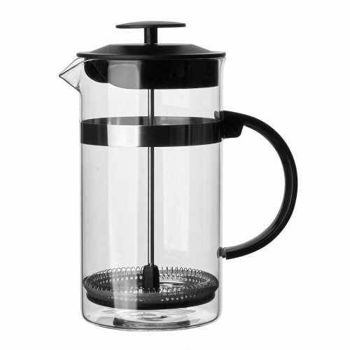 Kaffee- und Teekanne 1000 ml, Siebkolben, Edelstahl FRENCH PRESS
