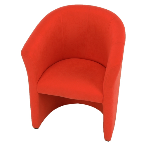 Krzesło klubowe, pomarańczowe, CUBA