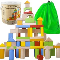 Lesene kocke - 100 kom. Kruzzel 22666