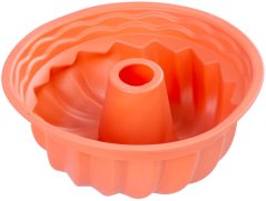 Formă MagicHome, pentru coacere, pentru tort, silicon, roșu, 23x8,5 cm (akce)