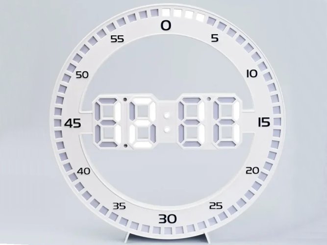 Budík led elektronický teplomer s alarmom podsvietený teplomer