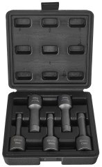 Sada 1/2" vyťahovačov zalomených skrutiek a čapov 8-16 mm, 5-dielna, GEKO