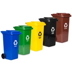 Set de 5 containere 120L