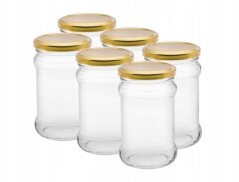 TO 66 pohár fedővel 6 x 320ml fedő arany